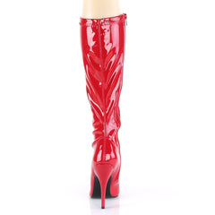 5 Inch Heel SEDUCE-2000 Red Stretch Patent
