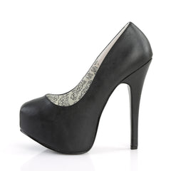 5 Inch Heel TEEZE-06 Black Pu