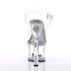 7 Inch Heel TREASURE-708 Clear