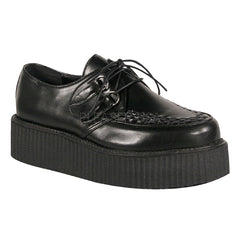 DEMONIA V-CREEPER-502 Men's Black Pu Creepers - Shoecup.com - 1