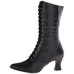 FUNTASMA VICTORIAN-120 Black Pu Boots - Shoecup.com - 3