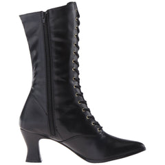FUNTASMA VICTORIAN-120 Black Pu Boots - Shoecup.com - 4