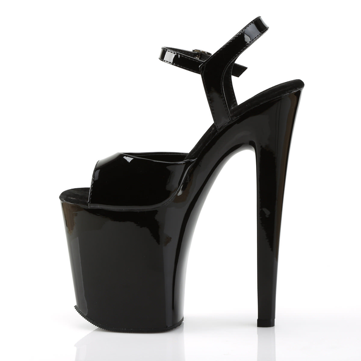 6 Inch Heel  XTREME-809 Black Patent