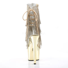 Pleaser ADORE-1017RSF Gold Fringe Ankle Boots - Shoecup.com - 4