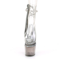 7 Inch Heel ADORE-1018CT Clear Smoke Tint