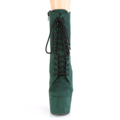 7 Inch Heel ADORE-1020FS Emerald Green Suede
