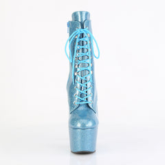 7 Inch Heel ADORE-1020GP Baby Blue Glitter