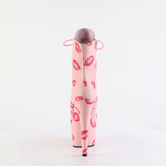 7 Inch Heel ADORE-1020KISSES Baby Pink Pu