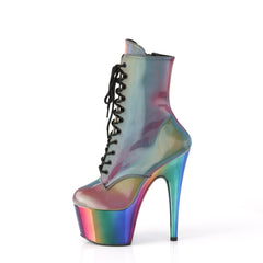 7 Inch Heel ADORE-1020RC-REFL Rainbow Reflective