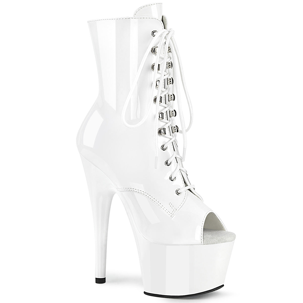 7 Inch Heel ADORE-1021 White Patent