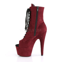 7 Inch Heel ADORE-1021FS Burgundy Suede