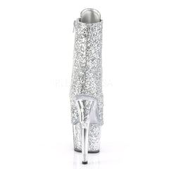 7 Inch Heel ADORE-1021G Silver Glitter