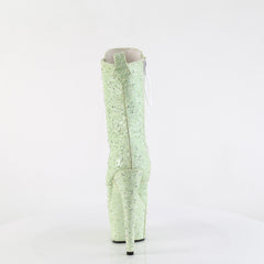 7 Inch Heel ADORE-1040GR Mint Glitter
