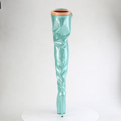 7 Inch Heel ADORE-3020GP Aqua Glitter