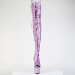 7 Inch Heel ADORE-3021GP Lilac Glitter