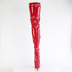 7 Inch Heel ADORE-4000 Red Stretch Patent