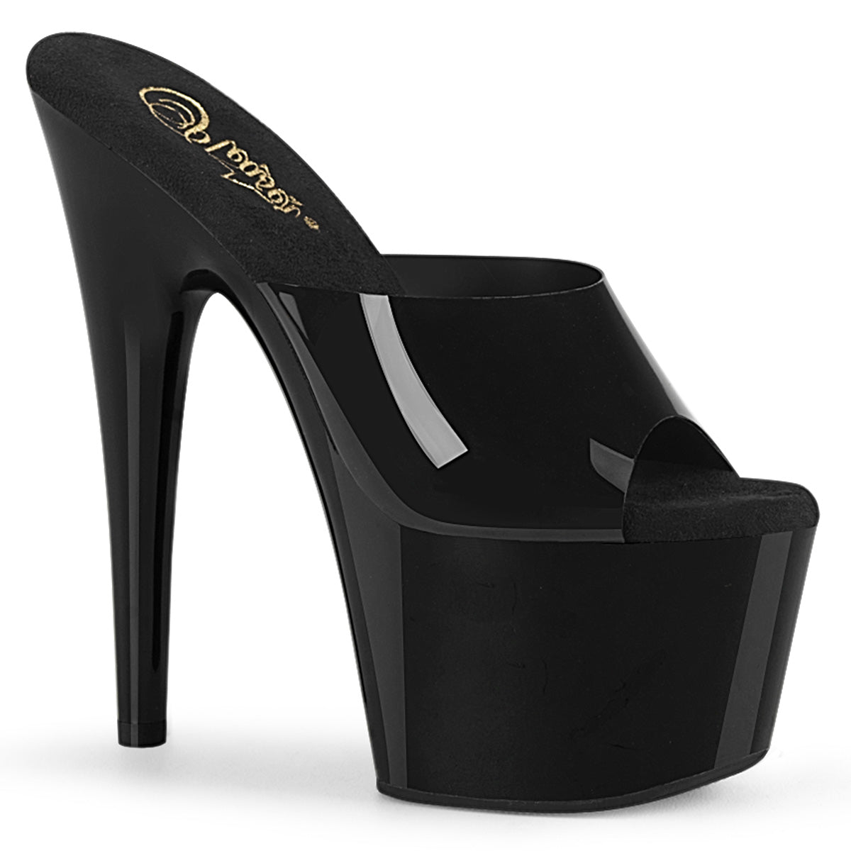 7" Heel ADORE-701N Black Jelly