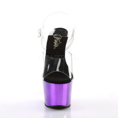 7 Inch Heel ADORE-708 Purple Chrome
