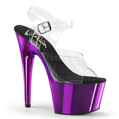 7" Heel ADORE-708 Purple Chrome