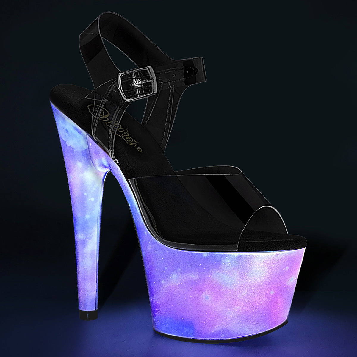 7" Heel ADORE-708REFL Galaxy Effect Wrapped