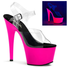 7 Inch ADORE-708UV Clear-Neon Pink