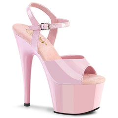 7 Inch Heel ADORE-709 Baby Pink Patent