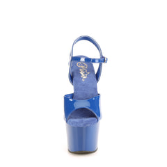 7 Inch Heel ADORE-709 Royal Blue Pat