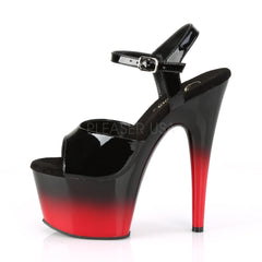 7 Inch Heel ADORE-709BR-H Black Red