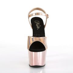 7 Inch Heel ADORE-709HGCH Rose Gold Hologram