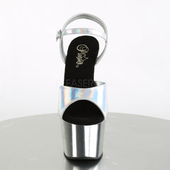 7 Inch Heel ADORE-709HGCH Silver Hologram