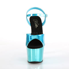 7 Inch Heel ADORE-709HGCH Turquoise Hologram