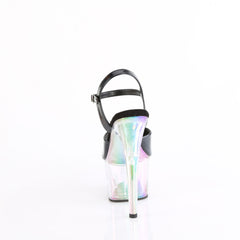 7 Inch Heel ADORE-709HT Black Holo