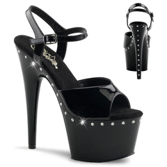 7 Inch Heel ADORE-709LS Black Patent