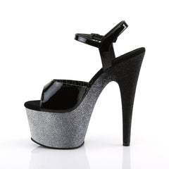 7 Inch Heel ADORE-709OMBRE Silver