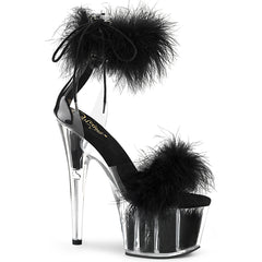 7" Heel ADORE-724F Black Fur