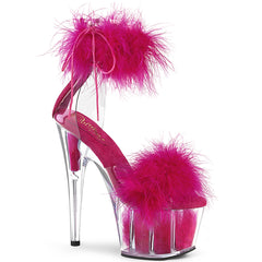 7" Heel ADORE-724F Hot Pink Fur