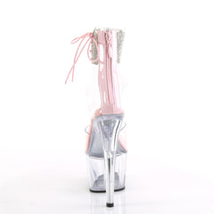 7 Inch Heel ADORE-724RS Clear Baby Pink