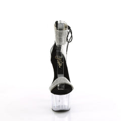 7 Inch Heel ADORE-727RS Clear Black Insole