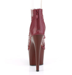 7 Inch Heel ADORE-765RM Burgundy Mash