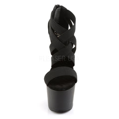 Pleaser ADORE-769 Black Matte Exotic Dancing Sandals - Shoecup.com - 2