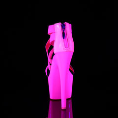7 Inch Heel ADORE-769UV Neon Hot Pink