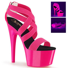 7" Heel ADORE-769UV Neon Hot Pink