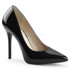 PLEASER AMUSE-20 Black Pat Pumps - Shoecup.com - 1