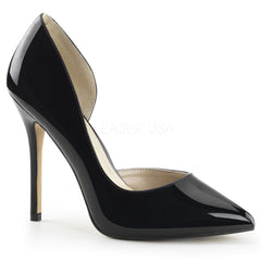 PLEASER AMUSE-22 Black Pat D'Orsay Pumps - Shoecup.com - 1