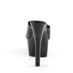 Pleaser ASPIRE-601 Black Slide With Black Platform - Shoecup.com - 4