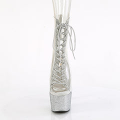 7 Inch Heel BEJEWELED-1016C-2-7 Clear Rhinestone