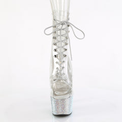 7 Inch Heel BEJEWELED-1021C-7 Clear Rhinestone