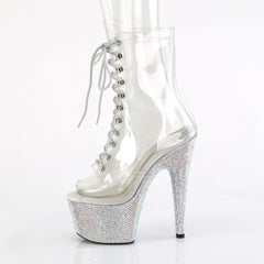 7 Inch Heel BEJEWELED-1021C-7 Clear Rhinestone