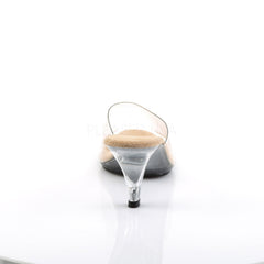 3 Inch Heel BELLE-301 Clear-Tan