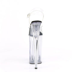 10 Inch Heel BEYOND-008 Clear Black Clear